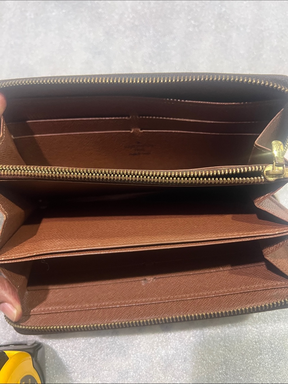Louis Vuitton Brown Monogram Zip-Around Wallet